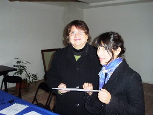 Arasay Arias y Alejandra Basualto. arasay arias 1er premio