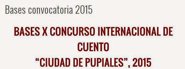 X Concurso de Cuento «Ciudad de Pupiales»