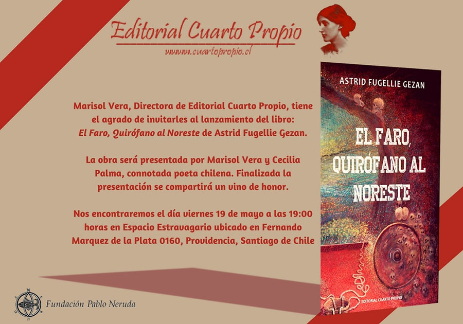 Presentación libro de poemas “El Faro, Quirófano al Noreste”, de Astrid Fugellie