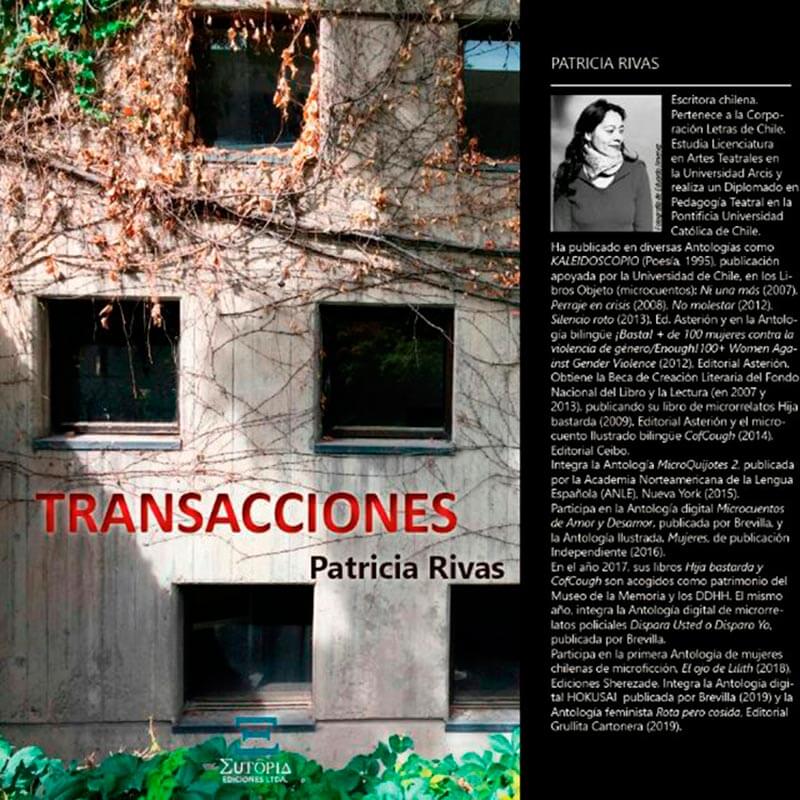 Microentrevista EN TRES LÍNEAS a propósito de la antología MICROCUENTOS FANTÁSTICOS CHILENOS: Patricia Rivas