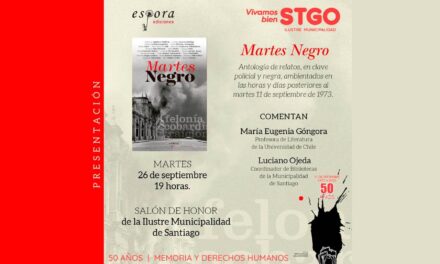 PRESENTACIÓN DEL LIBRO  MARTES NEGRO
